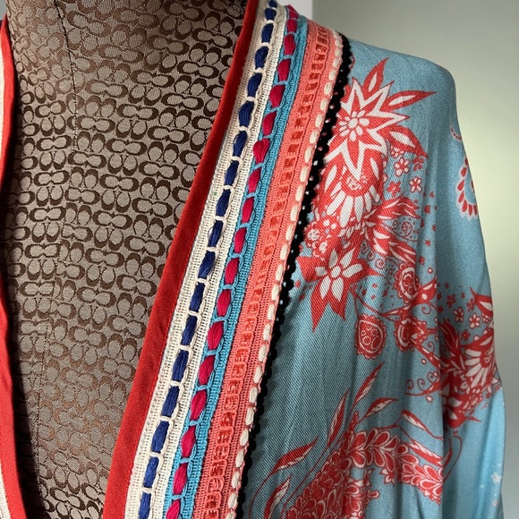 ANTHROPOLOGIE PERSEPHONE KIMONO SIZE ONE SIZE - Picture 3 of 6